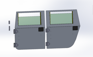 4 HMMWV Hard doors