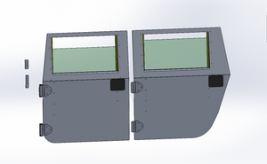 4 HMMWV Hard doors Down payment to start production